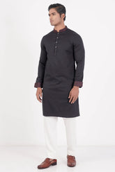 Men's Premium Panjabi (Black)